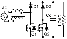 Bridgeless PFC schematic