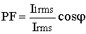 power factor formula