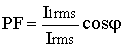 power factor formula